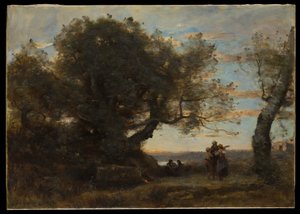 Die Zigeuner von Jean Baptiste Camille Corot